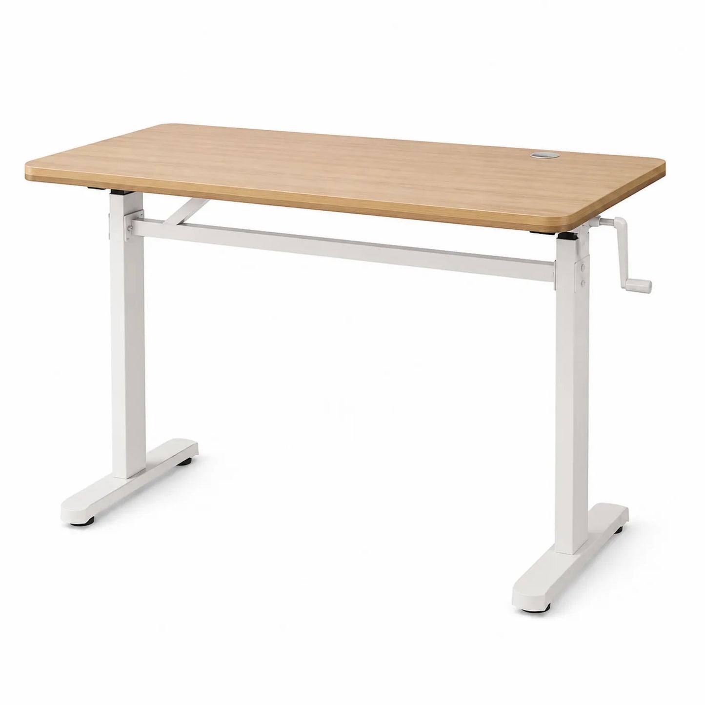 Bureau en bois et métal réglable 120x60 cm