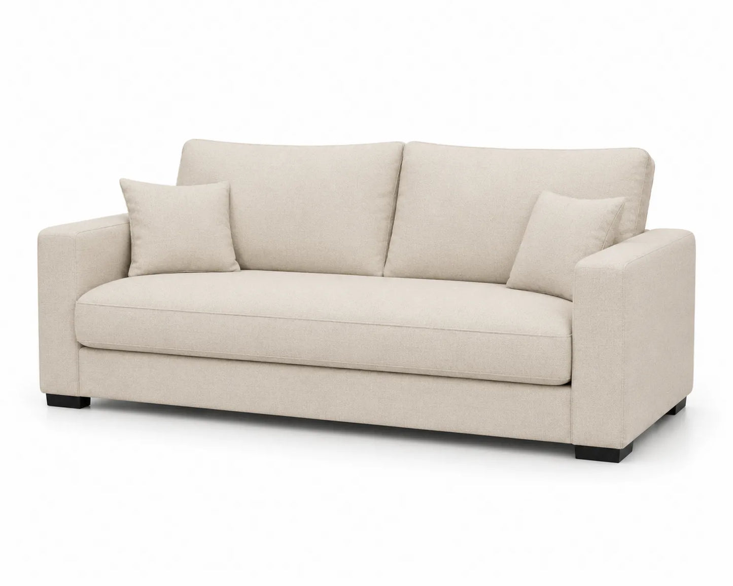 Canapé 3 places en tissu Beige