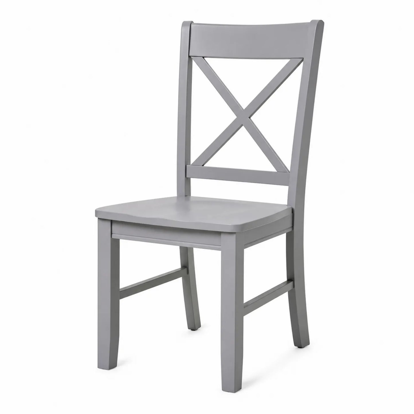 Chaise en bois gris 85x45x50 cm