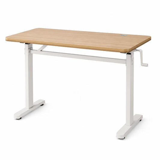 Bureau en bois et métal réglable 120x60 cm
