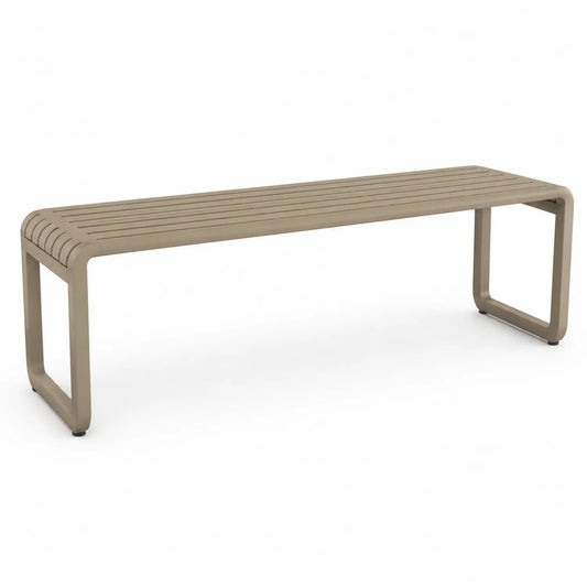 Banc en plastique sable 180x45x40 cm