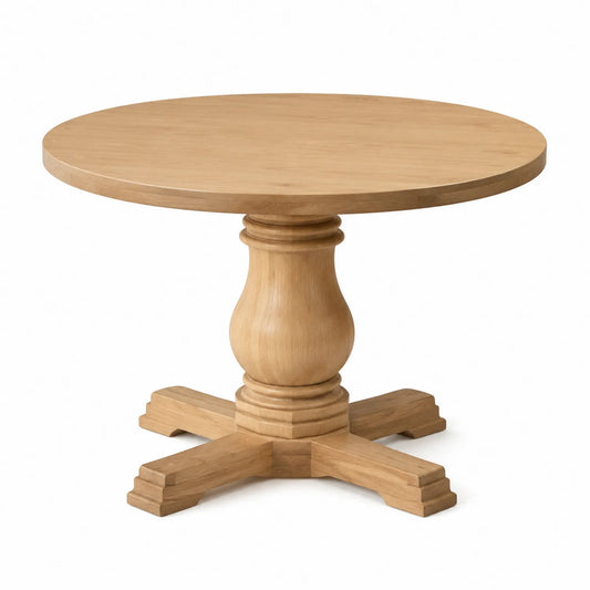 Table ronde en bois 120 cm