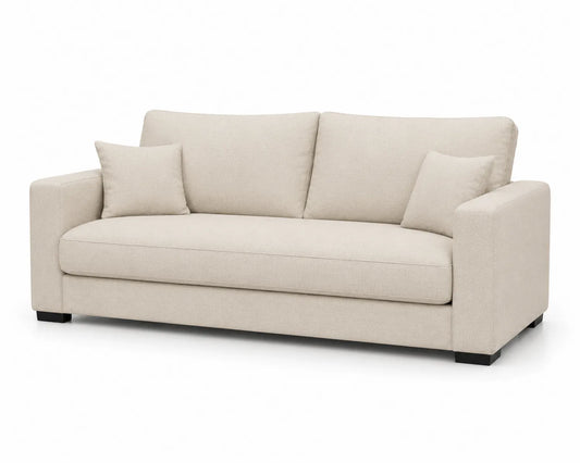 Canapé 3 places en tissu Beige