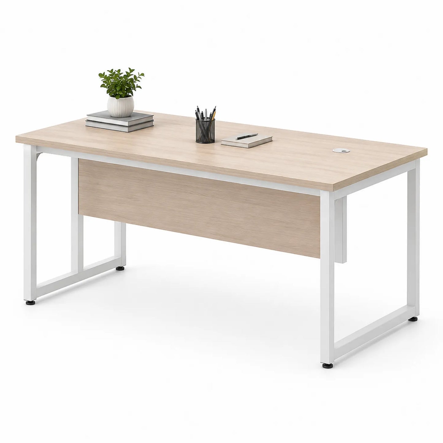Bureau en Bois et Métal 160x80x75 cm